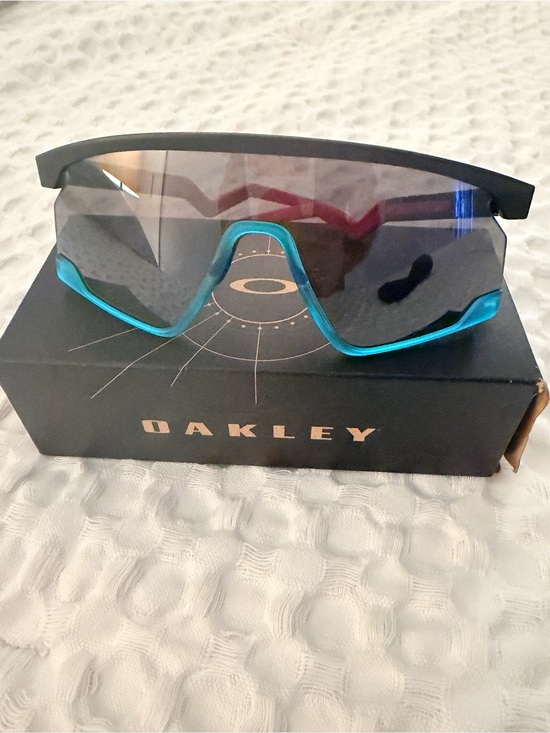 Oakley Other - Oakley Performance Shield Sunglasses in Black and Turquoise Blue